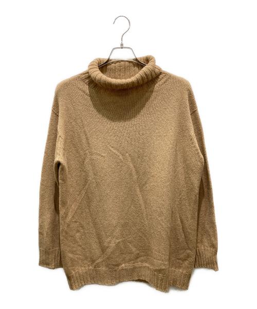 MaxMara（マックスマーラ）MaxMara (マックスマーラ) ハイネックニット ベージュ サイズ:Lの古着・服飾アイテム