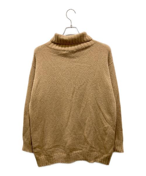 MaxMara（マックスマーラ）MaxMara (マックスマーラ) ハイネックニット ベージュ サイズ:Lの古着・服飾アイテム
