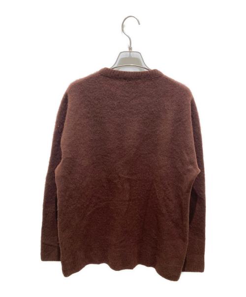 ATON（エイトン）ATON (エイトン) クルーネックニット ブラウン サイズ:2の古着・服飾アイテム
