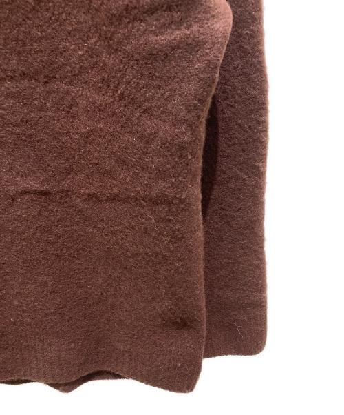 ATON（エイトン）ATON (エイトン) クルーネックニット ブラウン サイズ:2の古着・服飾アイテム