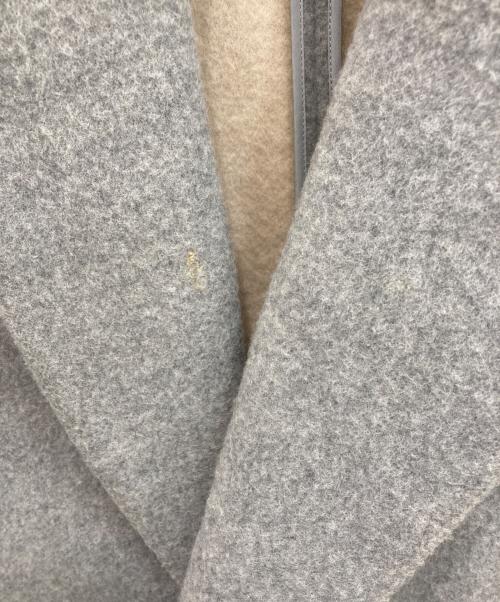 ENFOLD（エンフォルド）ENFOLD (エンフォルド) ダブルフェイス ロングジレ グレー サイズ:38の古着・服飾アイテム