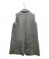 ENFOLD (エンフォルド) ダブルフェイス ロングジレ グレー サイズ:38：11000円