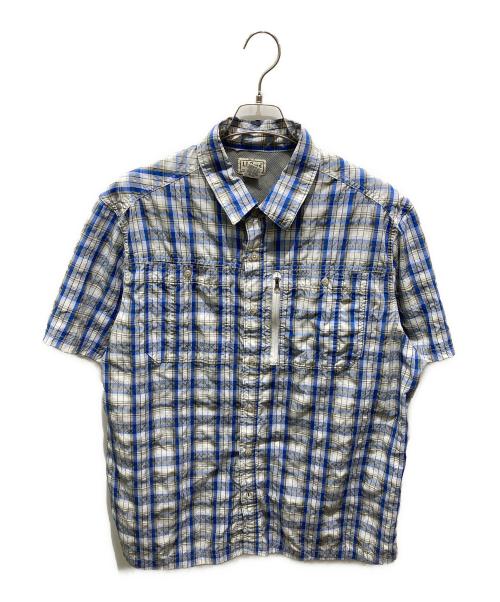 L.L.Bean（エルエルビーン）L.L.Bean (エルエルビーン) 半袖シャツ ブルー サイズ:XLの古着・服飾アイテム