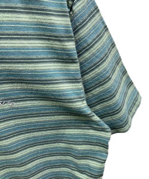 thisisneverthat（ディスイズネバーザット）thisisneverthat (ディスイズネバーザット) ボーダーカットソー ブルー サイズ:Lの古着・服飾アイテム