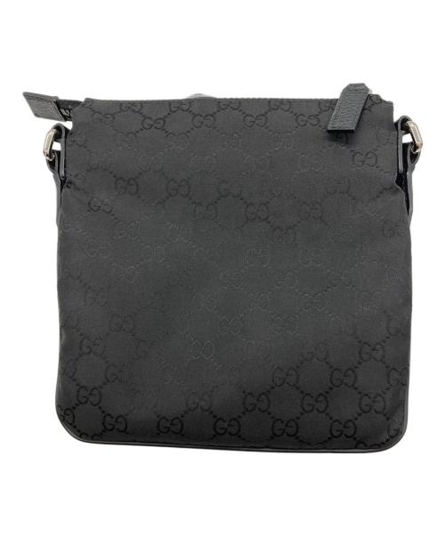 GUCCI（グッチ）GUCCI (グッチ) GGナイロンショルダーバッグ　449183　GG　002404 ブラックの古着・服飾アイテム