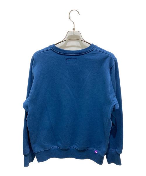 THE NORTHFACE PURPLELABEL（ザ・ノースフェイス パープルレーベル）THE NORTHFACE PURPLELABEL (ザ・ノースフェイス パープルレーベル) Field Crewneck Sweatshirt ブルー サイズ:Ｌの古着・服飾アイテム