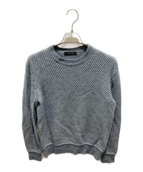 ERMENEGILDO ZEGNA（エルメネジルド・ゼニア）ERMENEGILDO ZEGNA (エルメネジルド・ゼニア) カシミヤシルクニット ブルー サイズ:50の古着・服飾アイテム