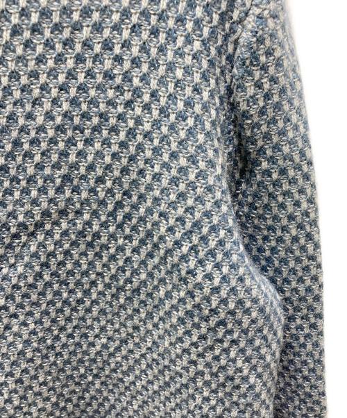 ERMENEGILDO ZEGNA（エルメネジルド・ゼニア）ERMENEGILDO ZEGNA (エルメネジルド・ゼニア) カシミヤシルクニット ブルー サイズ:50の古着・服飾アイテム