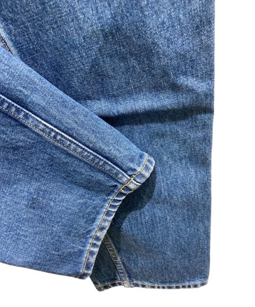 LIVING CONCEPT（リビングコンセプト）LIVING CONCEPT (リビングコンセプト) 5POCKET WIDE DENIM PANTS インディゴの古着・服飾アイテム