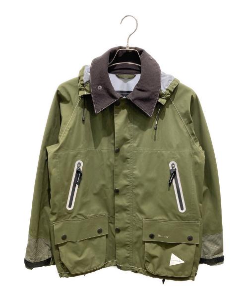 Barbour（バブアー）Barbour (バブアー) and wander (アンドワンダー) CORDURA event jacket　AW01-FT146/574-0111006 カーキ サイズ:2の古着・服飾アイテム