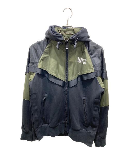 NIKE（ナイキ）NIKE (ナイキ) sacai (サカイ) Full Zip Parker　DQ9030-325 カーキ サイズ:Mの古着・服飾アイテム