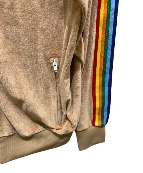 Palm Angels（パーム エンジェルス）Palm Angels (パーム エンジェルス) RAINBOW CHENILLE TRACK JACKET ベージュ サイズ:Lの古着・服飾アイテム