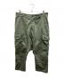 FUMITO GANRYU（フミトガンリュウ）の古着「F2サルエルカーゴパンツ　FU7-PA-04」｜カーキ