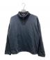 AURALEE（オーラリー）の古着「ELASTIC HIGH GAUGE SWEAT HALF ZIP」｜ブラック