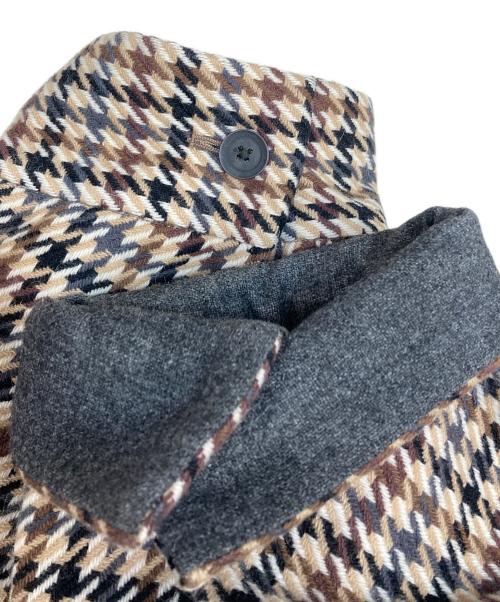 KOLOR（カラー）KOLOR (カラー) ガンクラブチェックブルゾン ブラウン サイズ:3の古着・服飾アイテム