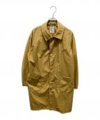 DANTONダントン）の古着「ナイロンステンカラーコート」｜イエロー