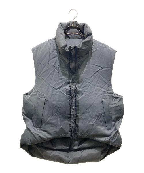 KAPITAL（キャピタル）KAPITAL (キャピタル) Burger-KEEL リップストップナイロンダウンベスト ブラック サイズ:Lの古着・服飾アイテム