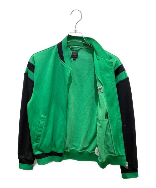 adidas（アディダス）adidas (アディダス) トラックジャケット　389226　00S 万国旗タグ グリーン サイズ:Mの古着・服飾アイテム