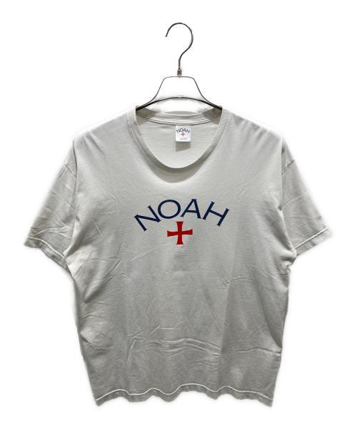 Noah（ノア）Noah (ノア) プリントTシャツ ホワイト サイズ:Ｌの古着・服飾アイテム