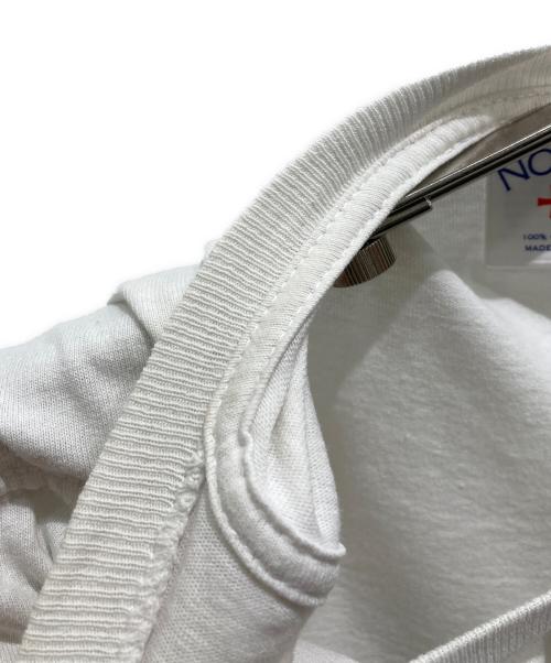 Noah（ノア）Noah (ノア) プリントTシャツ ホワイト サイズ:Ｌの古着・服飾アイテム