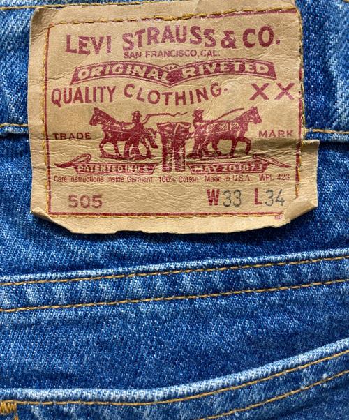 LEVI'S（リーバイス）LEVI'S (リーバイス) 505デニムパンツ　 80'S ボタン裏532 USA製 インディゴ サイズ:33の古着・服飾アイテム