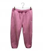 stussyステューシー）の古着「OVERDYED STOCK LOGO PANT」｜ピンク