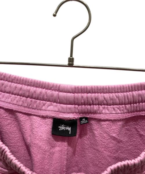 stussy（ステューシー）stussy (ステューシー) OVERDYED STOCK LOGO PANT ピンク サイズ:Mの古着・服飾アイテム