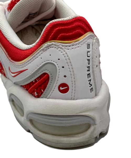 NIKE（ナイキ）NIKE (ナイキ) SUPREME (シュプリーム) ローカットスニーカー　Nike Air Max Tailwind 4　AT3854-100 レッド×ホワイト サイズ:26.5㎝の古着・服飾アイテム