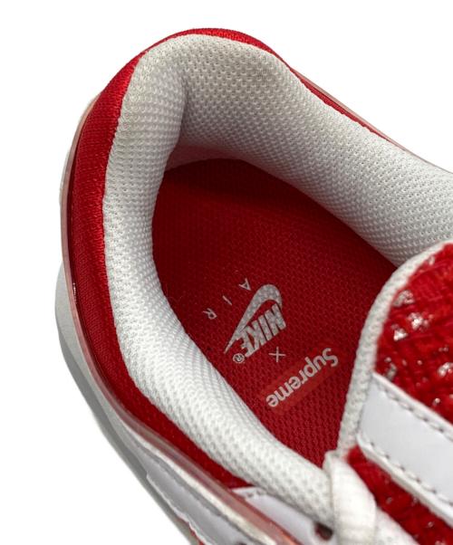 NIKE（ナイキ）NIKE (ナイキ) SUPREME (シュプリーム) ローカットスニーカー　Nike Air Max Tailwind 4　AT3854-100 レッド×ホワイト サイズ:26.5㎝の古着・服飾アイテム