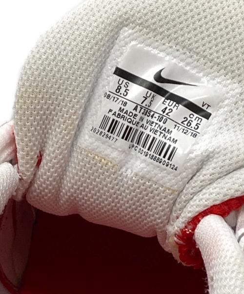 NIKE（ナイキ）NIKE (ナイキ) SUPREME (シュプリーム) ローカットスニーカー　Nike Air Max Tailwind 4　AT3854-100 レッド×ホワイト サイズ:26.5㎝の古着・服飾アイテム