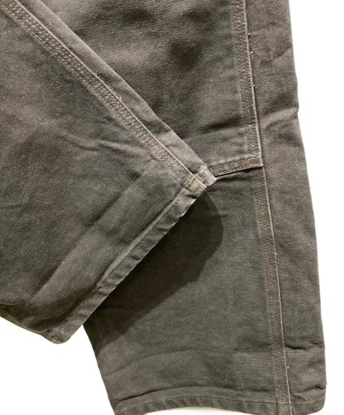 CarHartt（カーハート）CarHartt (カーハート) ダックダブルニーオールインワン　メキシコ製 ブラウン サイズ:32の古着・服飾アイテム