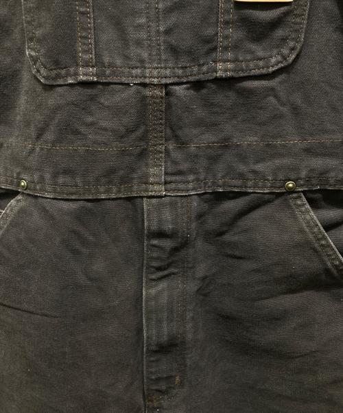 CarHartt（カーハート）CarHartt (カーハート) ダックダブルニーオールインワン　メキシコ製 ブラウン サイズ:32の古着・服飾アイテム