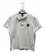 F.C.R.B.エフシーレアルブリストル）の古着「BIG LOGO POLO FCRB-190050」｜ホワイト
