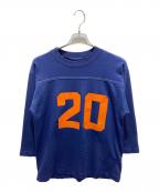 ArteXアルテックス）の古着「フットボールTシャツ　 70’S」｜ネイビー