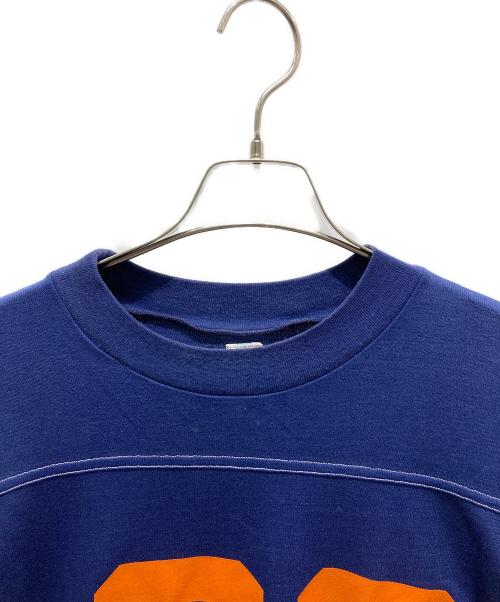 ArteX（アルテックス）ArteX (アルテックス) フットボールTシャツ　 70’S ネイビー サイズ:Lの古着・服飾アイテム