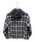 Supreme (シュプリーム) Waffle Plaid Hooded Shirt ブラック サイズ:S：20000円