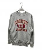 Champion REVERSE WEAVEチャンピオン リバース ウィーブ）の古着「プリントスウェット」｜グレー