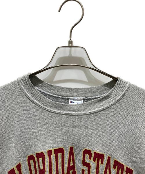 Champion REVERSE WEAVE（チャンピオン リバース ウィーブ）Champion REVERSE WEAVE (チャンピオン リバース ウィーブ) プリントスウェット グレー サイズ:XXLの古着・服飾アイテム