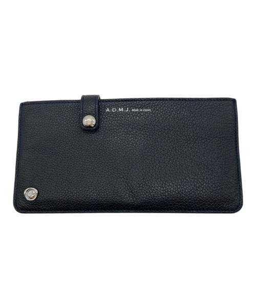 A.D.M.J.（エーディーエムジェイ）A.D.M.J. (エーディーエムジェイ) モーツァルト スリムウォレット　ACS06027 ネイビーの古着・服飾アイテム