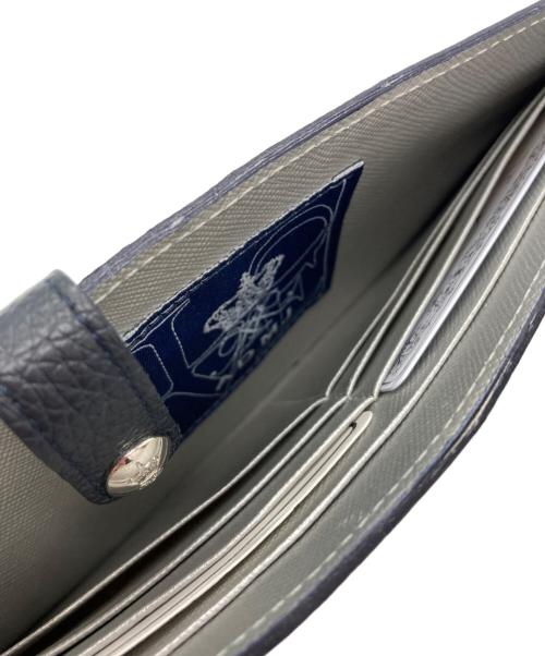 A.D.M.J.（エーディーエムジェイ）A.D.M.J. (エーディーエムジェイ) モーツァルト スリムウォレット　ACS06027 ネイビーの古着・服飾アイテム