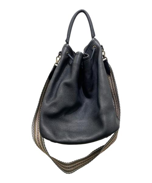 A.D.M.J.（エーディーエムジェイ）A.D.M.J. (エーディーエムジェイ) 巾着ショルダーバッグ　22SA01015 ネイビーの古着・服飾アイテム