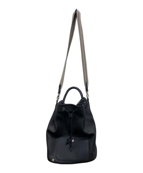 A.D.M.J.（エーディーエムジェイ）A.D.M.J. (エーディーエムジェイ) 巾着ショルダーバッグ　22SA01015 ネイビーの古着・服飾アイテム