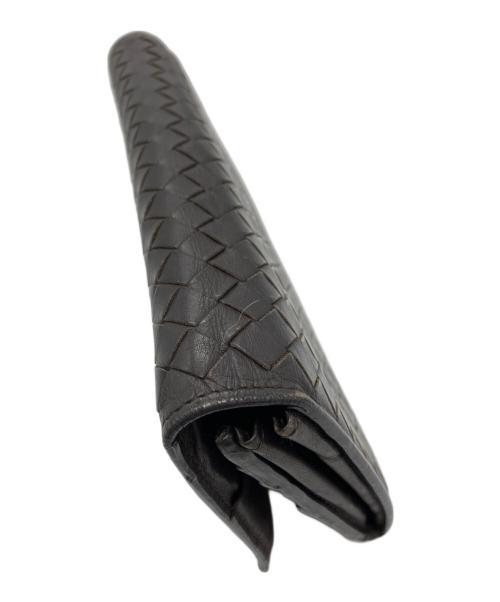 BOTTEGA VENETA（ボッテガベネタ）BOTTEGA VENETA (ボッテガベネタ) イントレチャート 長財布　156819 V4651 2040　EPEV 2010 3778 A ブラウンの古着・服飾アイテム