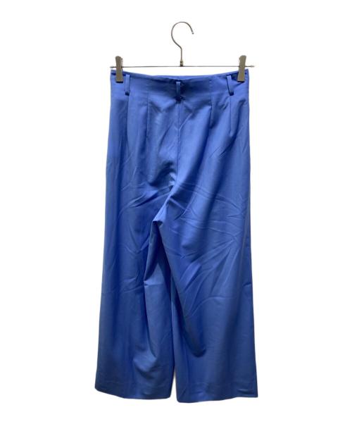 edition（エディション）Edition (エディション) SUPER120’S MERINO SHIRT ウール 2タックハイウエストパンツ　34-04-21-04007 ブルー サイズ:34の古着・服飾アイテム