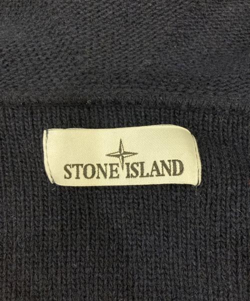 STONE ISLAND（ストーンアイランド）STONE ISLAND (ストーンアイランド) ロゴワッペンニットジップパーカー ネイビー サイズ:XLの古着・服飾アイテム