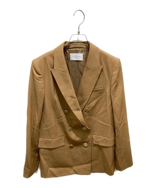 Pinky & Dianne（ピンキーアンドダイアン）Pinky & Dianne (ピンキーアンドダイアン) ダブルブレストメタルボタンジャケット ブラウン サイズ:38の古着・服飾アイテム