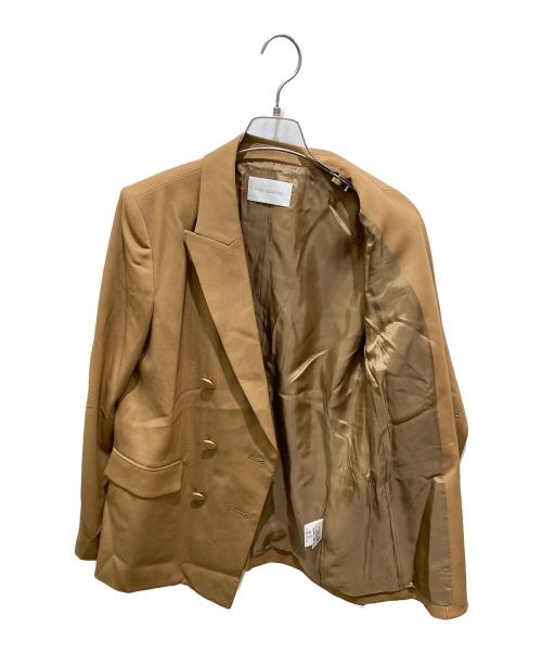 Pinky & Dianne（ピンキーアンドダイアン）Pinky & Dianne (ピンキーアンドダイアン) ダブルブレストメタルボタンジャケット ブラウン サイズ:38の古着・服飾アイテム