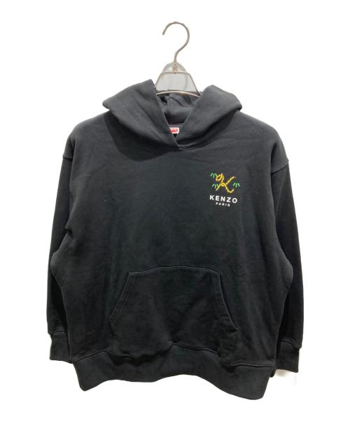 KENZO（ケンゾー）KENZO (ケンゾー) Tiger Tail Oversized Hoodie ブラック サイズ:Mの古着・服飾アイテム