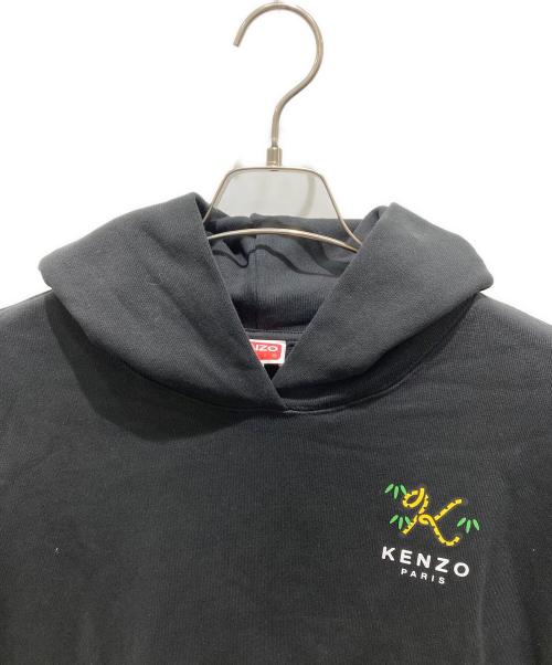 KENZO（ケンゾー）KENZO (ケンゾー) Tiger Tail Oversized Hoodie ブラック サイズ:Mの古着・服飾アイテム