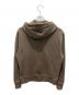 AMI Alexandre Mattiussi (アミアレクサンドルマテュッシ) Zipped De Coeur Hoodie ブラウン サイズ:S：24000円